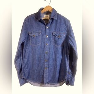 Billy Reid Blue Casual Button Down Shirt